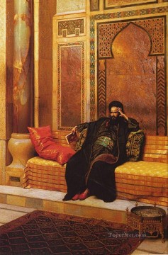 アラブ Painting - スートラン・ルートヴィヒ・ドイチュ・オリエンタリズム・アラベール